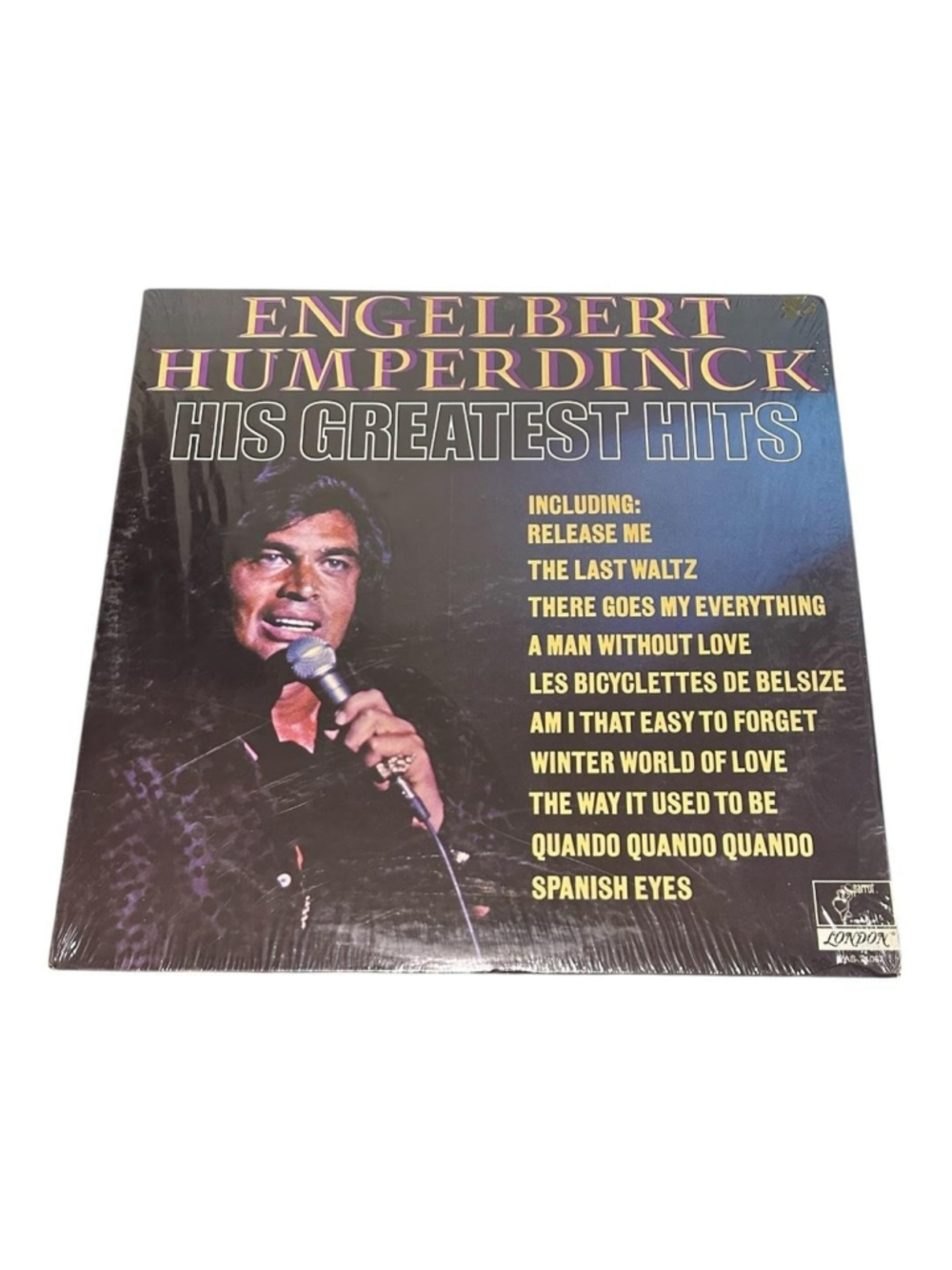 Vintage Engelbert Humperdinck Vinyl LP His Greatest Hits 1974 Parrot Black USA